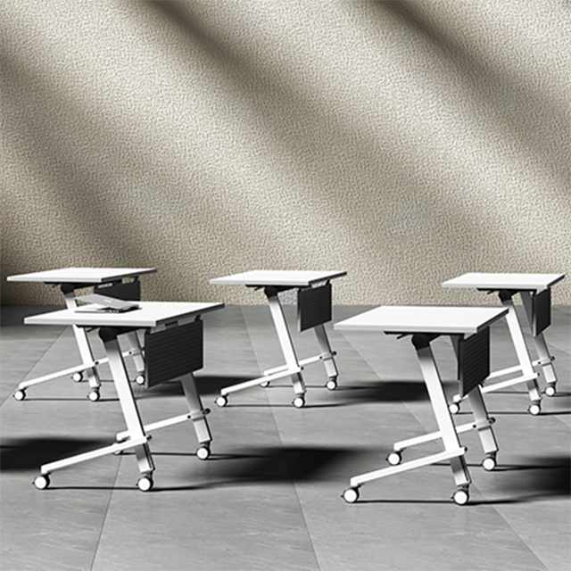 Modern Foldable Training Table With Casters For School (CARDI)