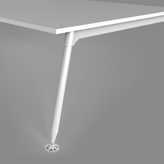 Hardware legs furniture steel desk frame white for staff table (LF86)