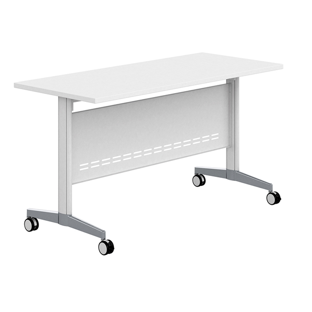 Office Meeting Room Folding Table with Wheels Training Foldable Table (VAUS)