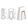 Aluminium Clamp Table Screen Clamp Partition Clip(G-58A)