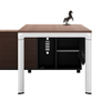 Office Workstations Desk with Metal Frame Metal Aluminum Table Legs Furniture (LF89B)