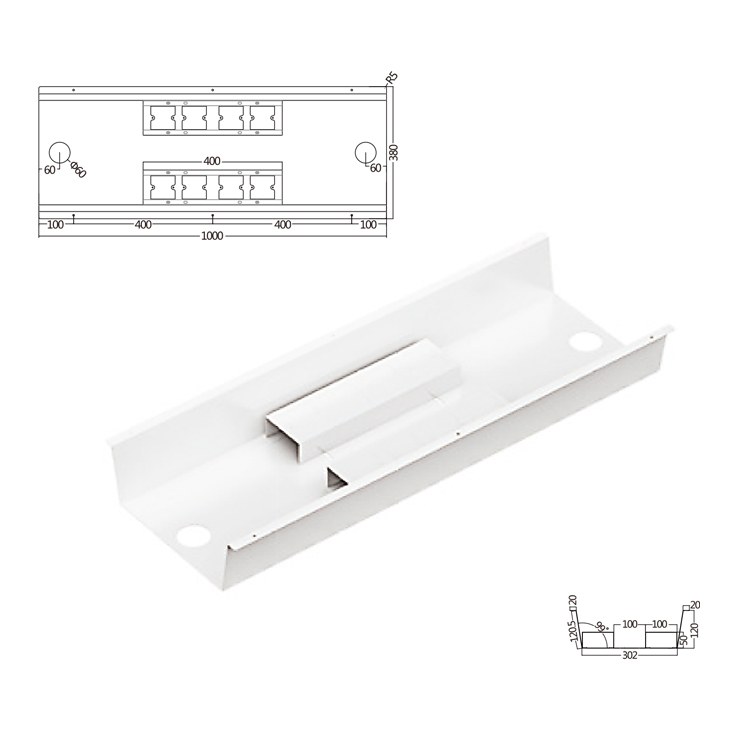 New Plastic Cable Tray Cable Tray Accessories( HC-302B)