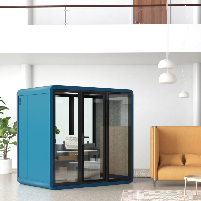 Office Meeting Soundproof Booth Privacy Sound Office Pod （Size M）