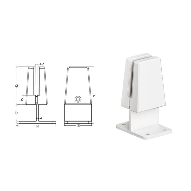 Office Desk Partition Clip Aluminium Clamp( PJ-26)