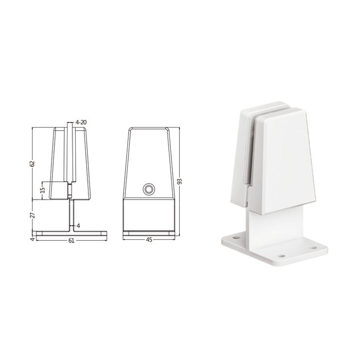 Office Desk Partition Clip Aluminium Clamp( PJ-26)