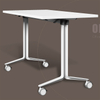 Commerical Furniture Folding Table With Wheels For Meeting Room (TINGBY)