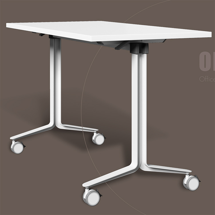 Office Furniture Modular Training Foldable Table With Wheels(TINGBY)