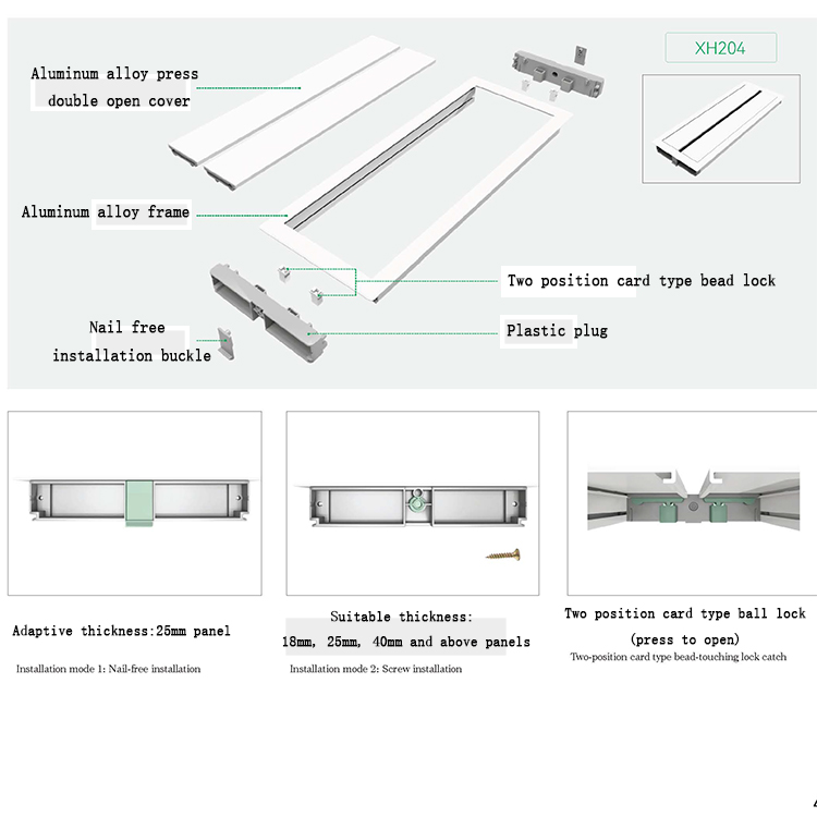 Office Room Wire Management Aluminum Alloy Integrated Perforated Double-sided Cover Wire Box