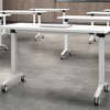 Office Furniture Modular Training Foldable Table With Wheels(TINGBY)